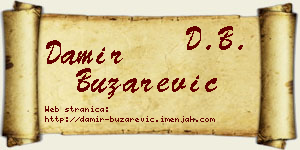 Damir Buzarević vizit kartica
